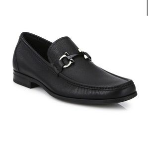 Salvatore Ferragamo Grandioso Black 10D Loafer